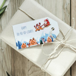 Prettige feestdagen Whimsical Cadeaulabel