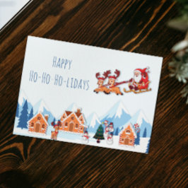 Prettige feestdagen Whimsical Feestdagenkaart