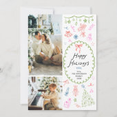 Prettige feestdagen Whimsical Hand getekend Feestdagenkaart (Voorkant)