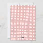 Prettige feestdagen Whimsical Hand getrokken icone Feestdagenkaart (Achterkant)