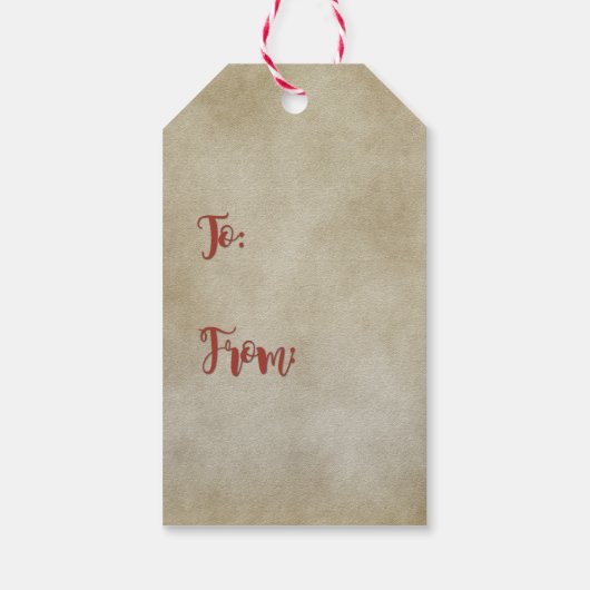 prettige feestdagen Whimsical Snowman Gift Labels Cadeaulabel (Achterkant)