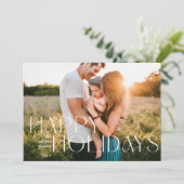 Prettige feestdagen Whimsy Feestdagenkaart (Staand voorkant)