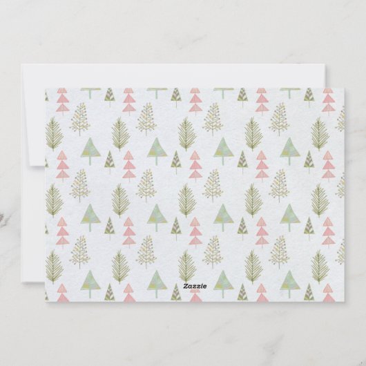 Prettige feestdagen Whimsy Feestdagenkaart (Achterkant)