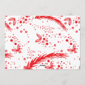 prettige feestdagen White modern hand geschreven f Feestdagenkaart (Achterkant)