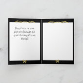 Prettige feestdagen - Wijnstok en vlinder II (Binnen)