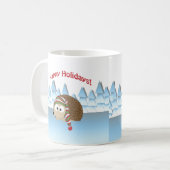 prettige feestdagen! Winter Hedégel Koffiemok (Voorkant links)