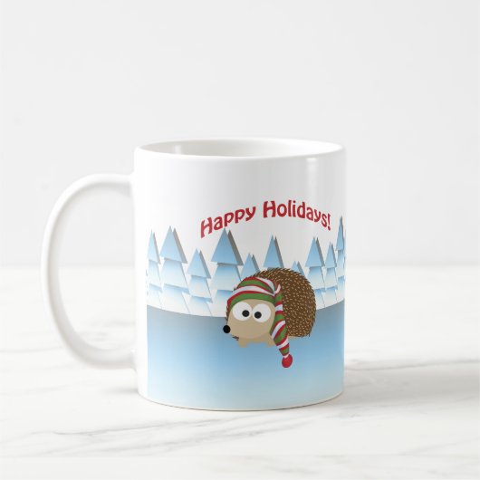 prettige feestdagen! Winter Hedégel Koffiemok (Links)