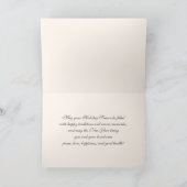 prettige feestdagen. Winter Parisian Scene Feestdagen Kaart (Binnen)