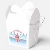 prettige feestdagen! Winter Pig Bedankdoosjes (Geopend)