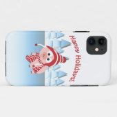prettige feestdagen! Winter Pig Case-Mate iPhone Case (Achterkant (horizontaal))
