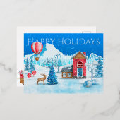 prettige feestdagen Winter Wonderland (Voorkant / Achterkant)