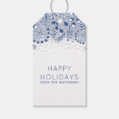 Prettige feestdagen Winter Wonderland Cadeaulabel (Voorkant)