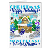 prettige feestdagen | WINTER WONDERLAND DREAMS | K (Voorkant)