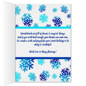 prettige feestdagen | WINTER WONDERLAND DREAMS | K (Binnen (Rechts))