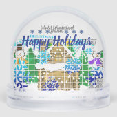 prettige feestdagen | WINTER WONDERLAND DREAMS | Sneeuwbol (Achterkant)