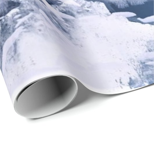 prettige feestdagen Winter Wonderland Kerstmis Cadeaupapier (Rol Hoek)