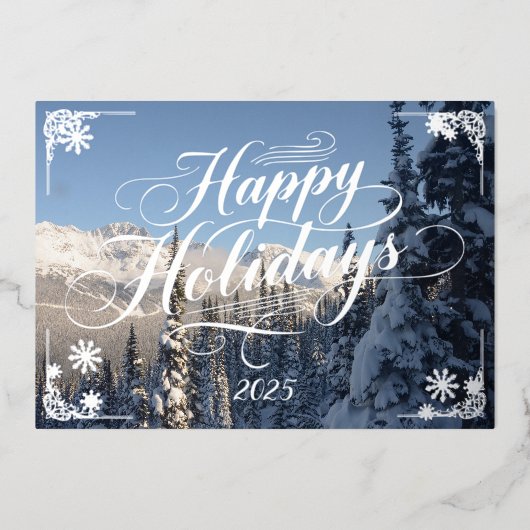 Prettige feestdagen Winter Wonderland met gedicht  (Voorkant)