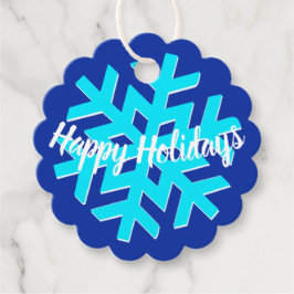 prettige feestdagen | WINTER WONDERLAND | Snowflak Bedankjes Labels