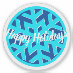 prettige feestdagen   WINTER WONDERLAND   Snowflak Sticker