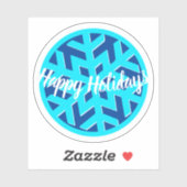 prettige feestdagen | WINTER WONDERLAND | Snowflak Sticker (Vel)