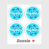 prettige feestdagen | WINTER WONDERLAND | Snowflak Sticker (Vel)