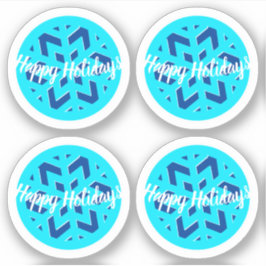 prettige feestdagen | WINTER WONDERLAND | Snowflak Sticker
