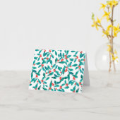 Prettige feestdagen Winterbes (feestelijk) Kaart (Gele Bloem)