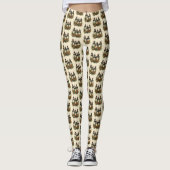 Prettige feestdagen Winterlantaarns Leggings (Voorkant)
