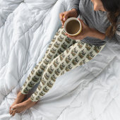 Prettige feestdagen Winterlantaarns Leggings