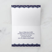 prettige feestdagen. wintersceen feestdagen kaart (Binnen)