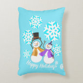PRETTIGE FEESTDAGEN : wintervrienden Accent Kussen (Voorkant(Verticaal))