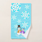 PRETTIGE FEESTDAGEN : wintervrienden Bad Handdoek (Handdoek)