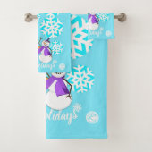 PRETTIGE FEESTDAGEN : wintervrienden Bad Handdoek (Insitu)