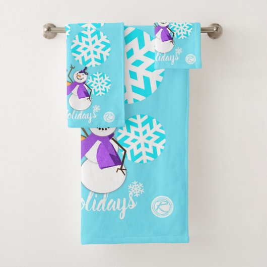 PRETTIGE FEESTDAGEN : wintervrienden Bad Handdoek (Insitu)