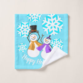 PRETTIGE FEESTDAGEN : wintervrienden Bad Handdoek