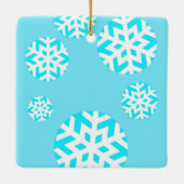 prettige feestdagen | Wintervrienden | Keramisch Ornament (Achterkant)