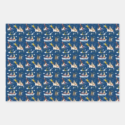 Prettige feestdagen Wire Fox Terrier Inpakpapier Vel (Voorkant)