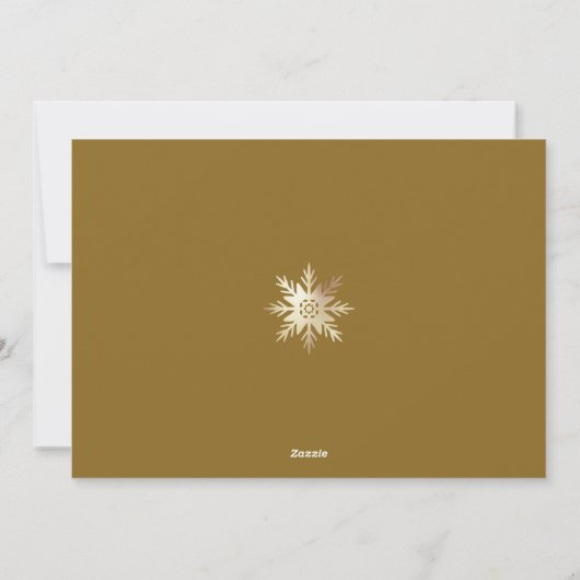 prettige feestdagen witte bessen feestdagenkaart (Achterkant)