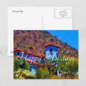 Prettige feestdagen Woestijnkerk, Briefkaart (Voorkant / Achterkant)