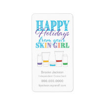 Prettige feestdagen ₩ Your Skin Girl - Sticker Lab