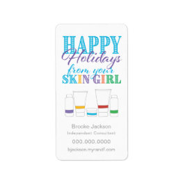 Prettige feestdagen ₩ Your Skin Girl - Sticker Lab