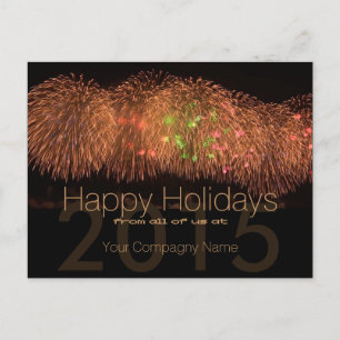 Prettige feestdagen  zakelijk Briefkaart
