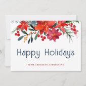 Prettige feestdagen Zakelijk Feestdagenkaart (Voorkant)