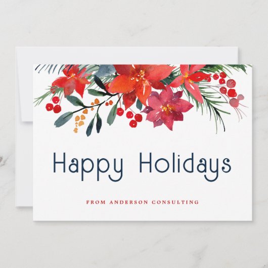 Prettige feestdagen Zakelijk Feestdagenkaart (Voorkant)