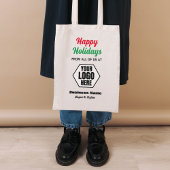 Prettige feestdagen Zakelijk kerstcadeau Tote Bag