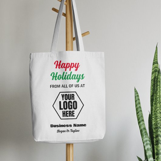Prettige feestdagen Zakelijk kerstcadeau Tote Bag