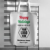 Prettige feestdagen Zakelijk kerstcadeau Tote Bag