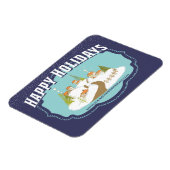 Prettige feestdagen Zakelijke Bedankt van klanten Magneet (Linkerzijde)