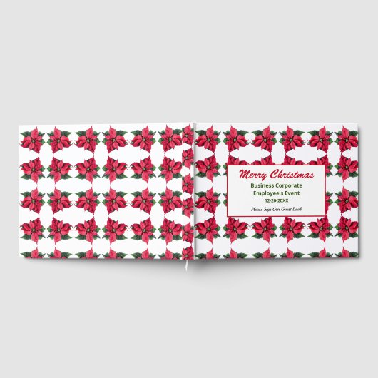 Prettige feestdagen Zakelijke kerst Gastenboek (Volledig)