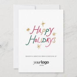 Prettige Feestdagen Zakelijke Kerstkaart